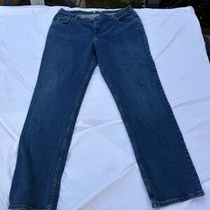 Riders by Lee Women’s Size 8 Eased Fit Blue Denim Jeans Classic Straight